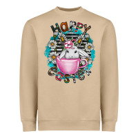 Mushroom Happy Easter Heavyweight Sweatshirt - CowhideDigitalArt