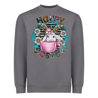 Storm Happy Easter Heavyweight Sweatshirt - CowhideDigitalArt