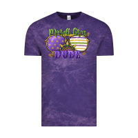 Cloud Purple mardi gras dude Vintage Tee - CowGirlArtShop