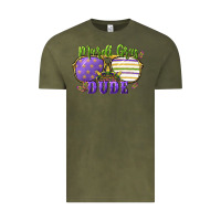 Vintage Olive mardi gras dude Vintage Tee - CowGirlArtShop