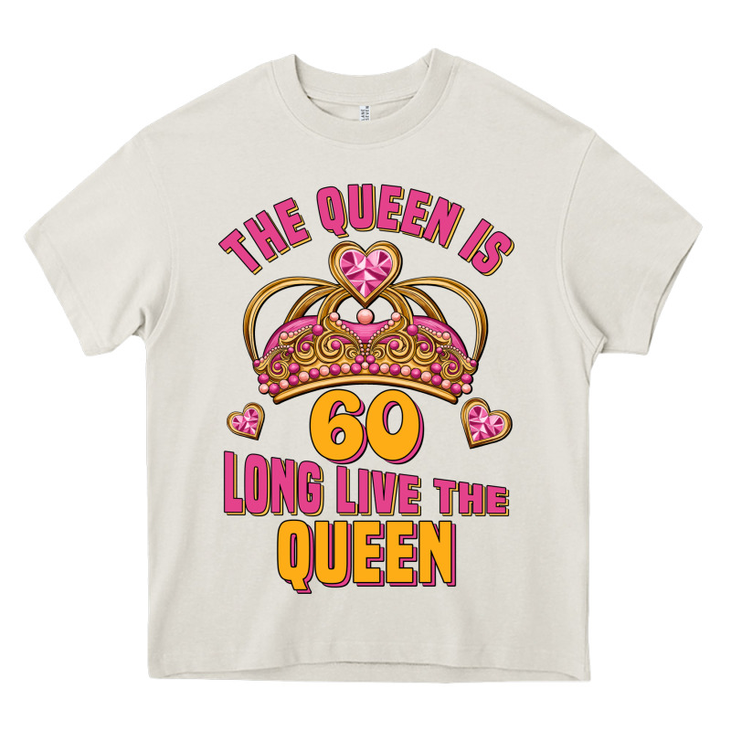 The Queen Is 60 Long Live The Queen Heavy Core Tee by Jasminsmagicworld | Teevron