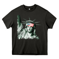 Asphalt Puerto Rico Resiste Statue of Liberty Puerto Rican Flag Heavy Core Tee - trangStudio