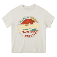 Cream Que Chimba Parce Medellin Bandera Antioquia Colombia Paisa Heavy Core Tee - trangStudio