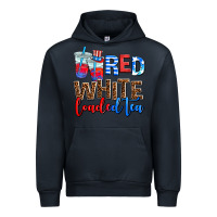 Navy Red white loaded tea Urban Hoodie - AdoDesignShop