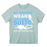 Arona My Friends Wear Tight Rubber Suits  Scuba Diving & Diver Heavy Core Tee - trangStudio