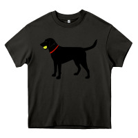 Asphalt Labrador Retriever Fetch, Black Lab Play Ball Heavy Core Tee - trangStudio