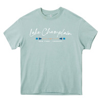 Arona Lake Champlain Oars Graphic Heavy Core Tee - trangStudio