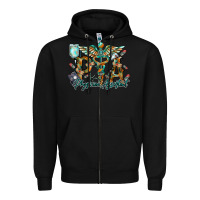 Black physician assistant Zipper Hoodie - RacoonDesign