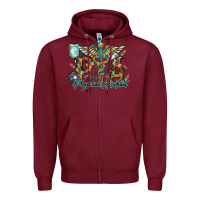 Burgundy physician assistant Zipper Hoodie - RacoonDesign