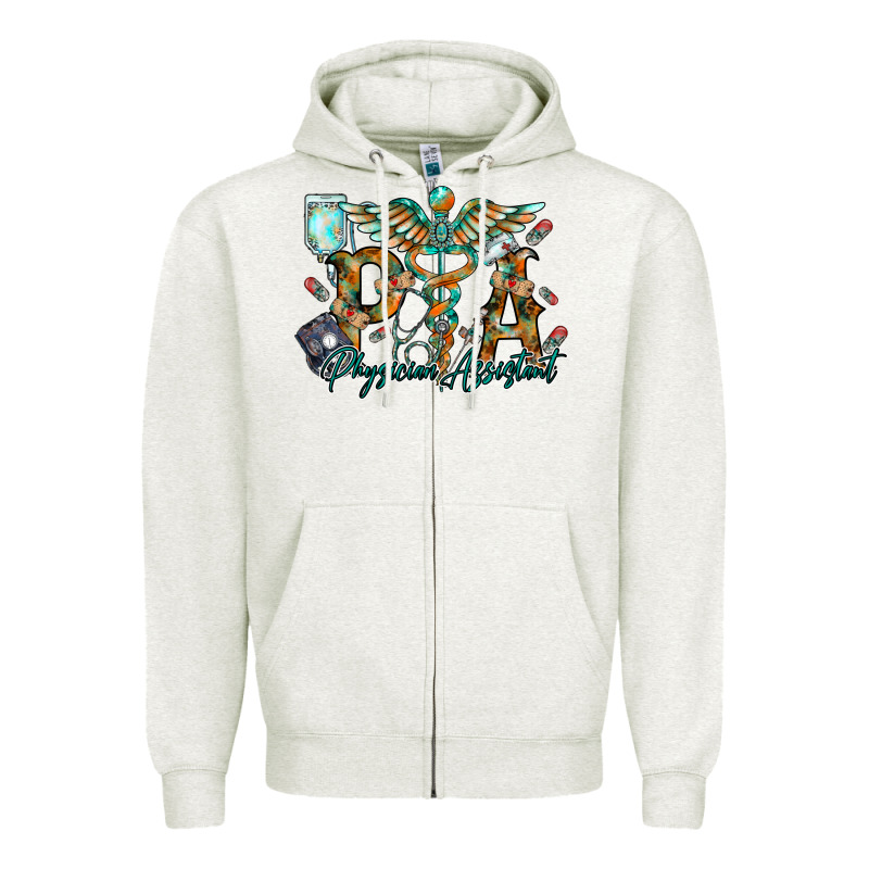 Physician Assistant Zipper Hoodie by RacoonDesign | Teevron