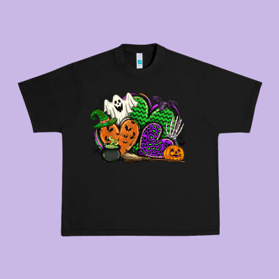 Halloween Heart Urban Heavy Tee Designed By Cowgirlartshop