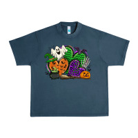 Midnight Navy halloween heart Urban Heavy Tee - CowGirlArtShop