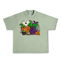 Oil Green halloween heart Urban Heavy Tee - CowGirlArtShop
