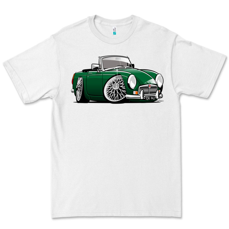Mg Mgb Roadster Personalized Caricature Yok94j Family Premium Tee by trangStudio | Teevron