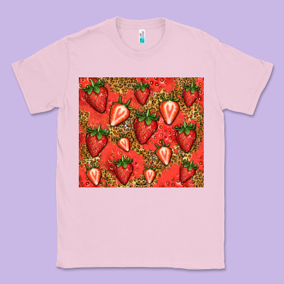 Strawberries Classic Tee Designed By Jasminsmagicworld