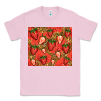 Bubblegum Pink strawberries Classic Tee - Jasminsmagicworld