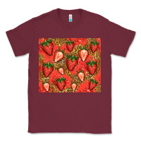 Burgundy strawberries Classic Tee - Jasminsmagicworld