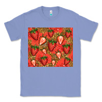 Colony Blue strawberries Classic Tee - Jasminsmagicworld