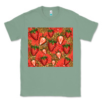 Sage strawberries Classic Tee - Jasminsmagicworld