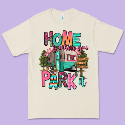 Home Is Where We Park It Premium Tee Designed By Ranaportraitstore