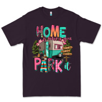 Plum home is where we park it Premium Tee - RanaPortraitStore