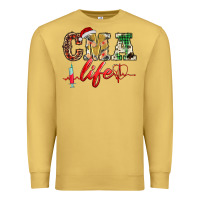 Antique Gold christmas certified medical assistant life Premium Sweatshirt - BarkalooDesign