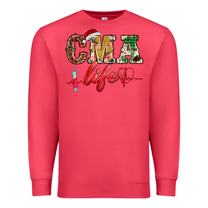 Christmas Certified Medical Assistant Life Premium Sweatshirt by BarkalooDesign | Teevron