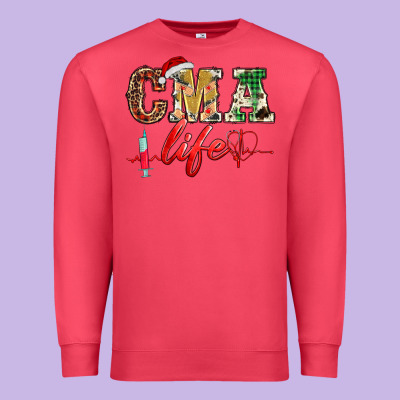 Christmas Certified Medical Assistant Life Premium Sweatshirt Designed By Barkaloodesign
