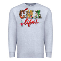 Heather Grey christmas certified medical assistant life Premium Sweatshirt - BarkalooDesign