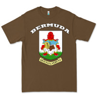 Cacao Bermuda Coat of Arms Souvenir Gift Flag Bermudian Premium Tee - trangStudio