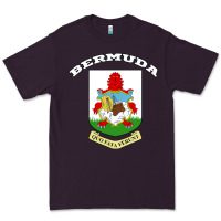 Plum Bermuda Coat of Arms Souvenir Gift Flag Bermudian Premium Tee - trangStudio