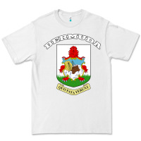 White Bermuda Coat of Arms Souvenir Gift Flag Bermudian Premium Tee - trangStudio
