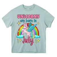 Arona unicorns are born in july Heavy Core Tee - Jasminsmagicworld