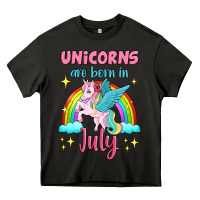 Asphalt unicorns are born in july Heavy Core Tee - Jasminsmagicworld
