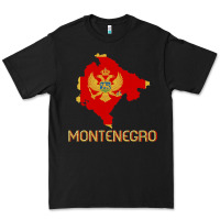 Black Montenegrin Flag  Montenegro Premium Tee - trangStudio