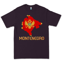 Plum Montenegrin Flag  Montenegro Premium Tee - trangStudio