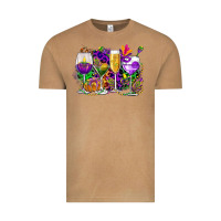 Vintage Camel mardi gras wine glasses cowgirl Vintage Tee - CowGirlArtShop