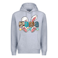 Heather Grey mama easter Premium Hoodie - LillyAllenDesigns