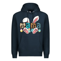 Navy mama easter Premium Hoodie - LillyAllenDesigns
