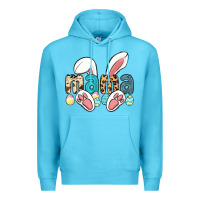 Ocean Blue mama easter Premium Hoodie - LillyAllenDesigns