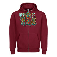 Burgundy registered nurse Zipper Hoodie - RacoonDesign