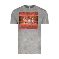 Cloud Rock valentines day gnomes leopard Vintage Tee - Jasminsmagicworld
