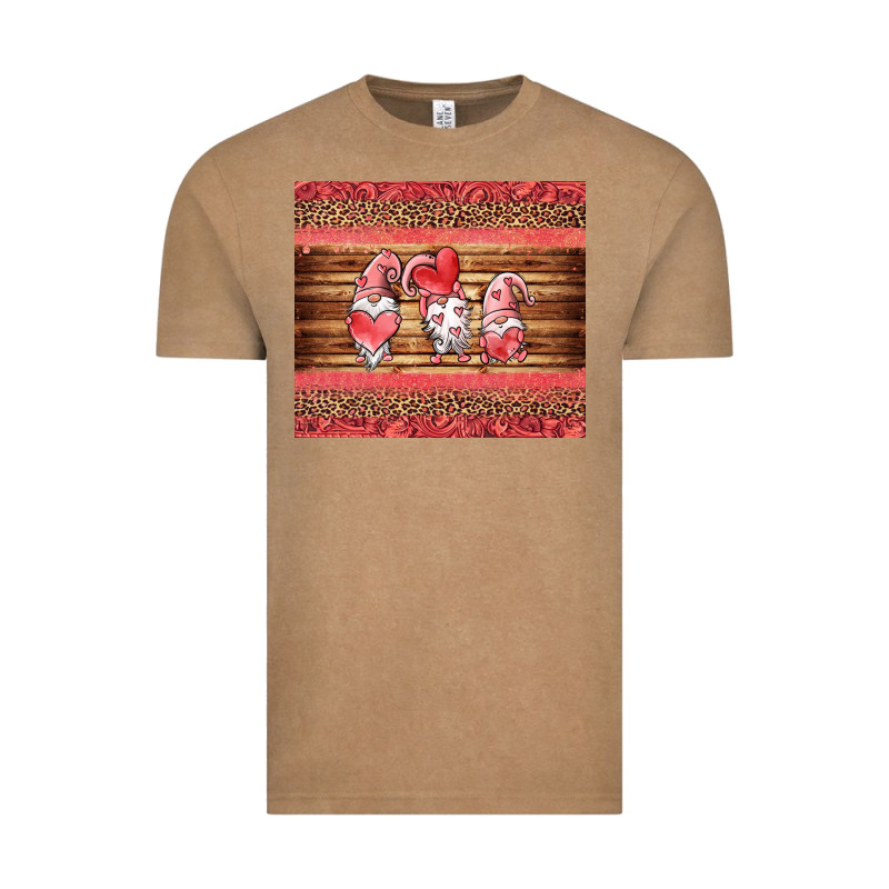 Valentines Day Gnomes Leopard Vintage Tee by Jasminsmagicworld | Teevron
