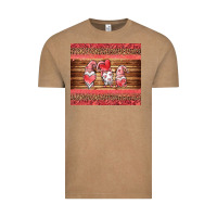 Vintage Coffee valentines day gnomes leopard Vintage Tee - Jasminsmagicworld