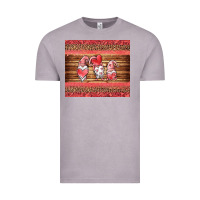 Vintage Zinc valentines day gnomes leopard Vintage Tee - Jasminsmagicworld