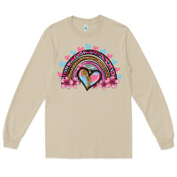 Mushroom valentine's day rainbow heart olivia Long Sleeve Tee - OliviaCreatesArt