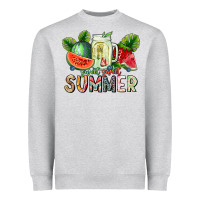 Heather Grey summer Heavyweight Sweatshirt - CowhideDigitalArt