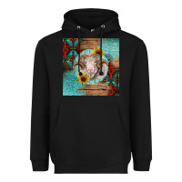 Black western merino Heavyweight Hoodie - BarkalooDesign