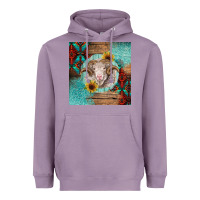 Lavender western merino Heavyweight Hoodie - BarkalooDesign