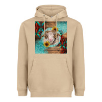 Mushroom western merino Heavyweight Hoodie - BarkalooDesign
